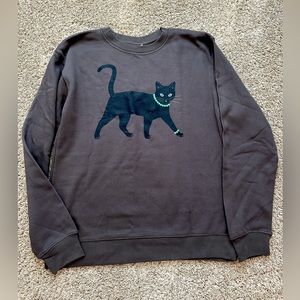 Mallory Ervin living fully cat sweatshirt